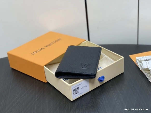 Official oldcobbler LOUIS Organizer-7.5*11.1*1 VUITTON cm Pocket 0804